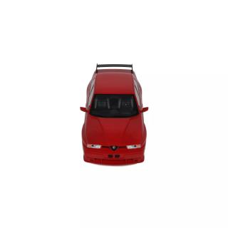 ALFA ROMEO 155 GTA STRADALE ALFA RED 130 1993 OttO mobile 1:18 Resinemodell (Türen, Motorhaube... nicht zu öffnen!)